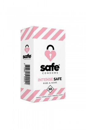 10 préservatifs Safe Intense