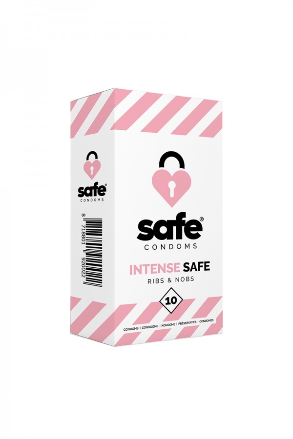 10 préservatifs Safe Intense