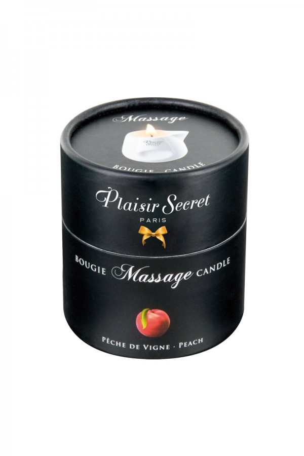 Bougie de massage - Pêche