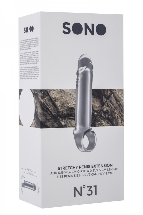 Gaine d'extension de pénis lisse SONO 31