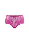 Tanga sexy rose à laçage