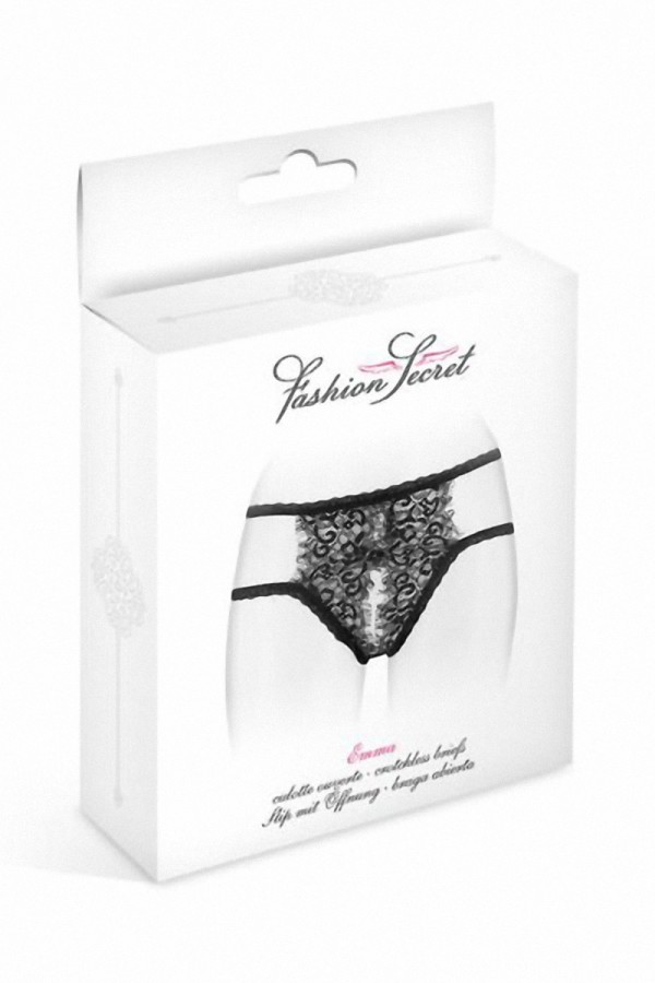 Culotte ouverte Emma - noir