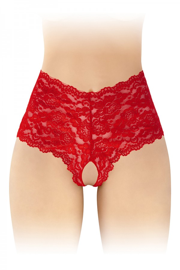 Boxer ouvert Julia - rouge