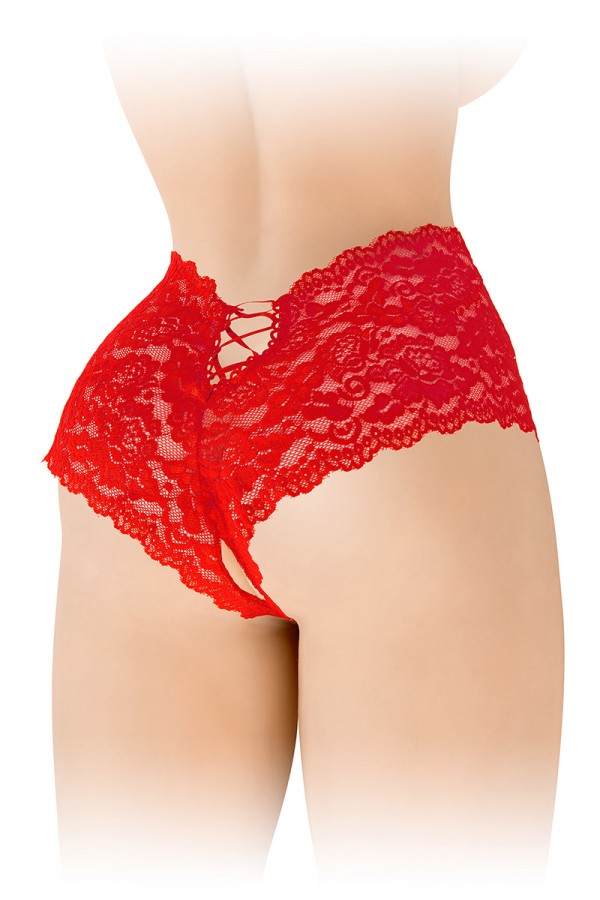 Boxer ouvert Julia - rouge