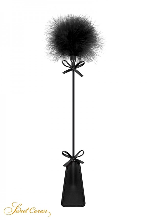 Tapette avec pompon noir - Sweet Caress