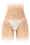 String avec perles Venusina - blanc