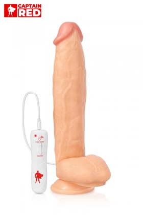 Vibro XXL The Power 31 x 6 cm - Captain Red