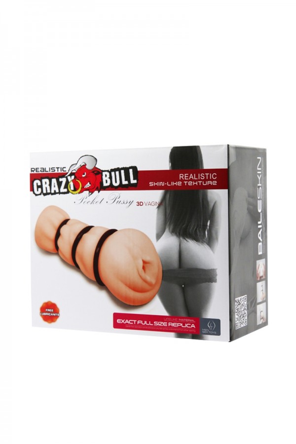 Vagin réaliste de poche - Crazy Bull