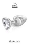 Plug bijou coeur aluminium M - Hidden Eden