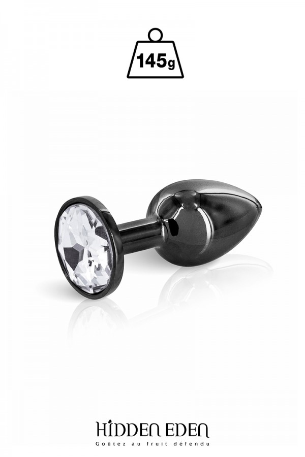 Plug bijou acier noir S - Hidden Eden