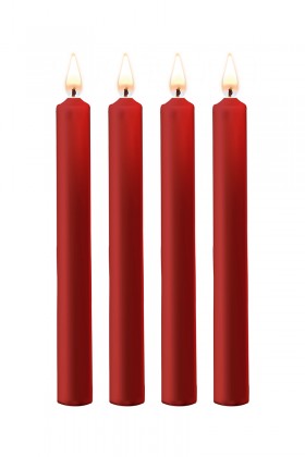 4 bougies SM rouges Large - Ouch!