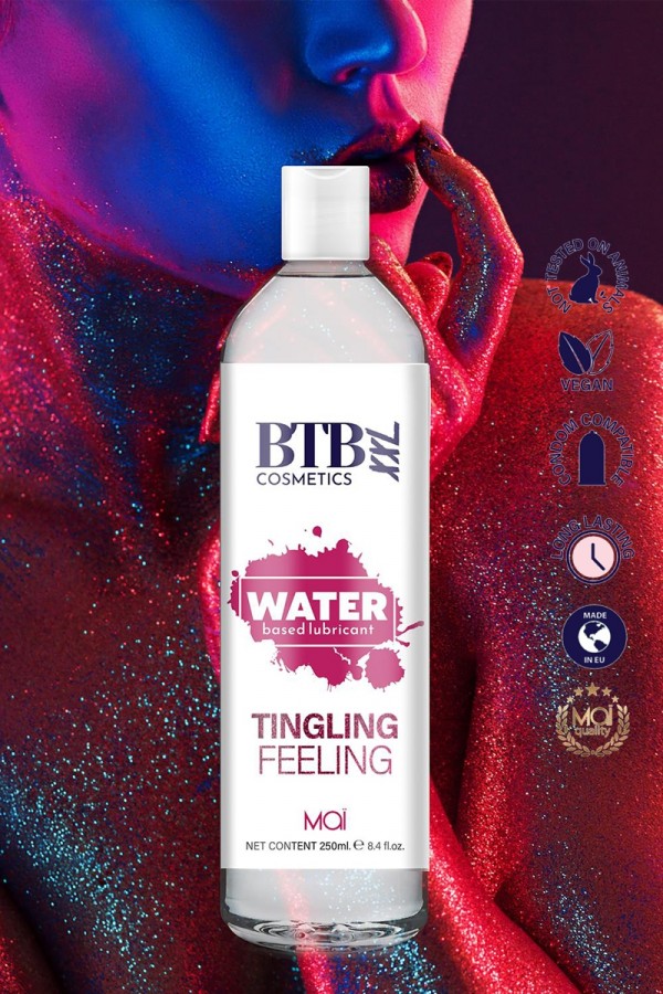 Lubrifiant stimulant base eau 250 ml - BTB