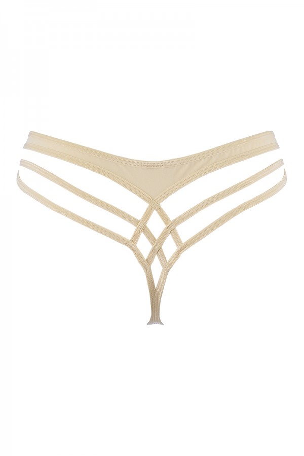 String beige V-10348 - axami