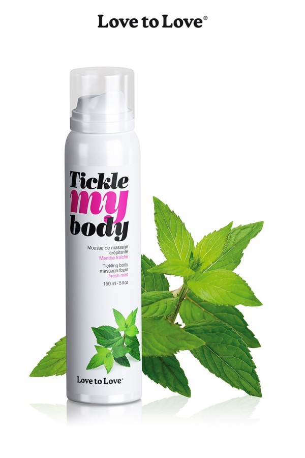 Mousse massage crépitante - menthe