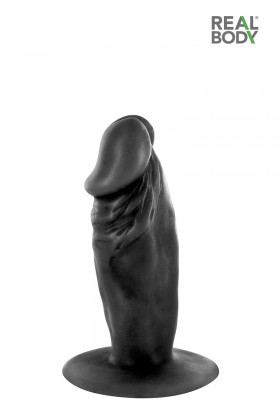 Plug anal réaliste noir 11 cm - Real Tim
