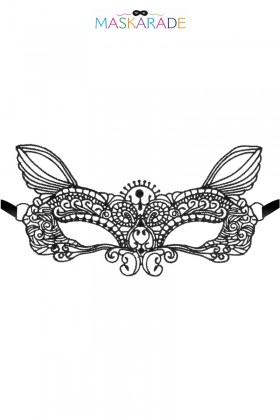 Loup broderie souple Pleine Lune