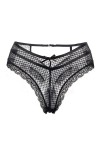 Tanga noir dentelle - Paris Hollywood