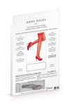 Bas autofixants Camilla Rouge - Anne d'Alès
