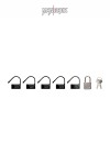 6 Cadenas  noir - Mancage