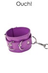 Menottes Premium en cuir violet - Ouch