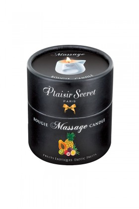 Bougie de massage gourmande fruits exotiques