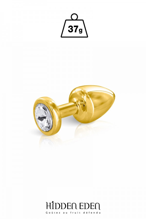 Plug bijou aluminium gold XS - Hidden Eden
