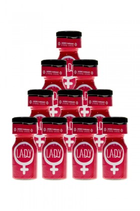 Pack 10 Poppers Lady 10ml