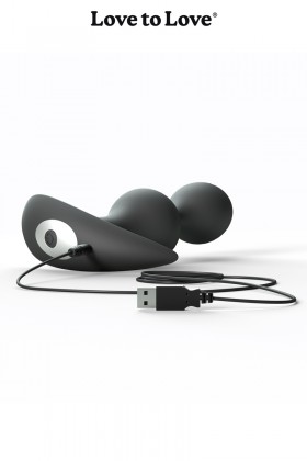 Plug anal vibrant Twinny Bud noir