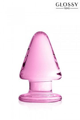 Plug anal verre Glossy Toys n° 23 Pink
