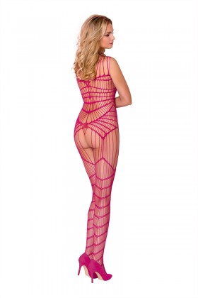 Combinaison résille CA004 - Fuchsia