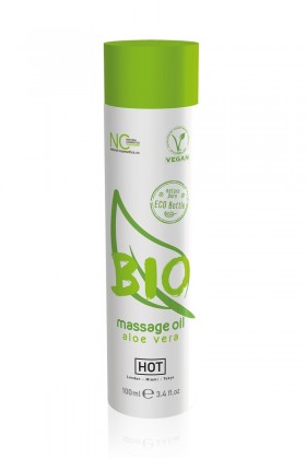 Huile de massage BIO aloe vera - HOT