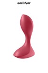 Plug vibrant Backdoor Lover rouge - Satisfyer