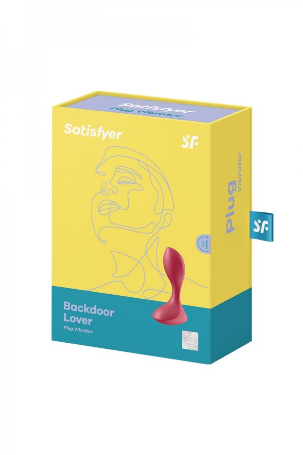 Plug vibrant Backdoor Lover rouge - Satisfyer