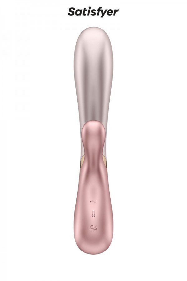 Rabbit chauffant Hot Lover rose - Satisfyer