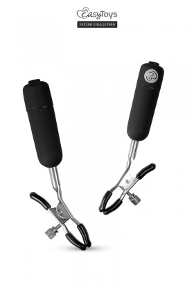 Pinces à tétons vibrantes - Easytoys Fetish Collection