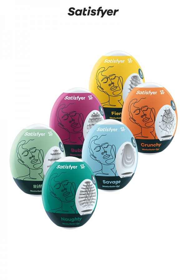 Pack de 6 Satisfyer Eggs assortis