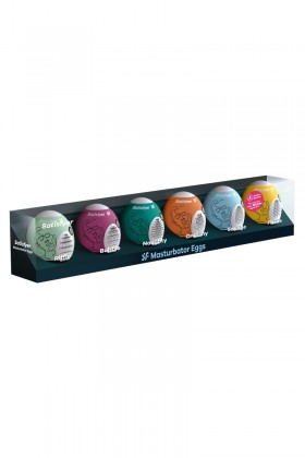 Pack de 6 Satisfyer Eggs assortis