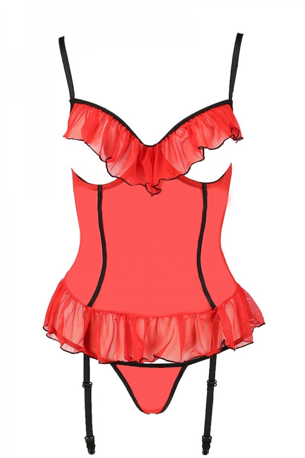 Guêpière seins nus Cherry - Passion