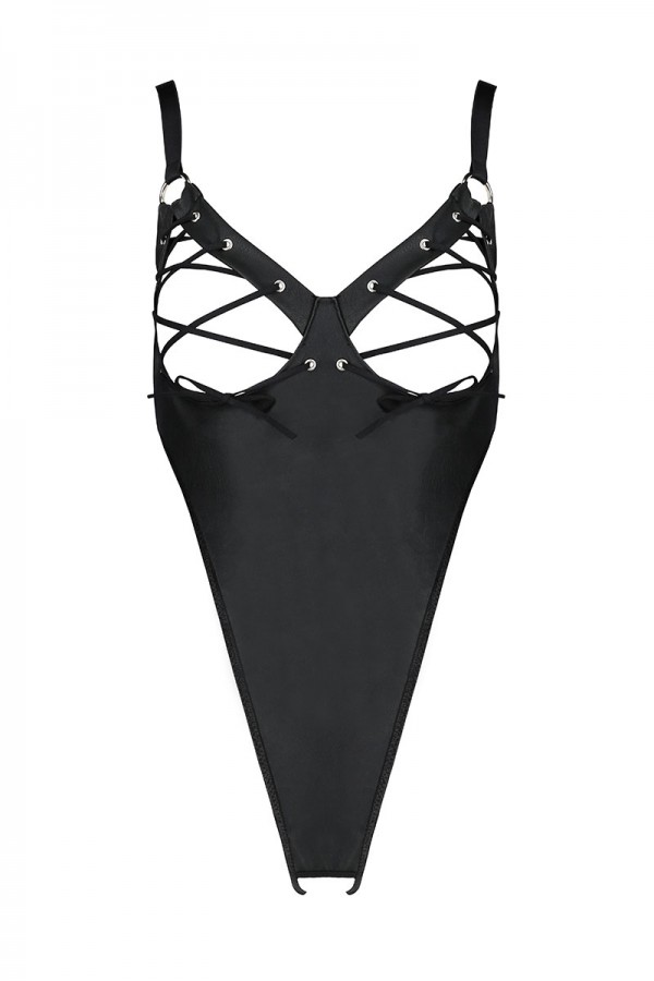 Body ouvert lacé Céline - Passion
