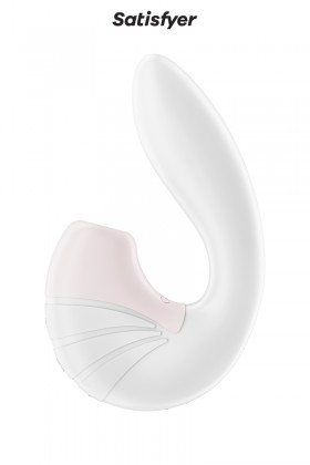 Double stimulateur Supernova blanc - Satisfyer