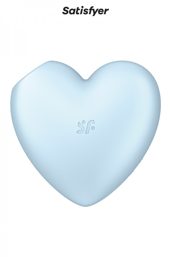 Double stimulateur Cutie Heart bleu - Satisfyer