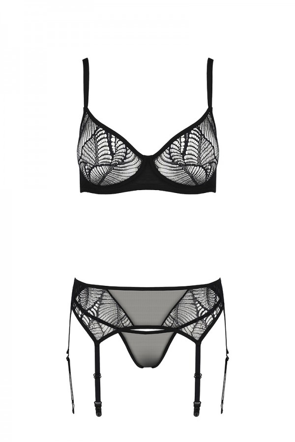 Ensemble à jarretelles Leafa - Passion ECO Collection