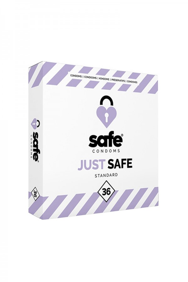 36 préservatifs Just Safe Standard