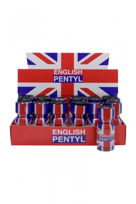 Box 18 poppers English Pentyl 15ml