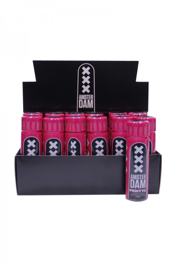 Box 18 poppers Amsterdam XXX Pentyl 24ml