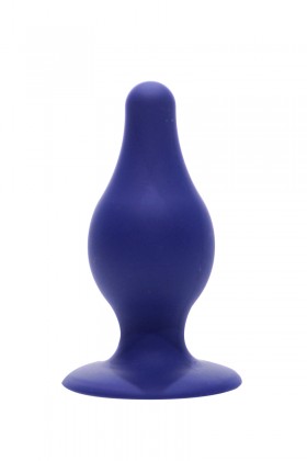Plug anal double densité bleu 9,3 cm - SilexD