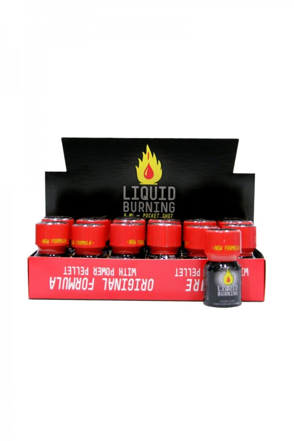 Box 18 poppers Liquid Burning 10ml