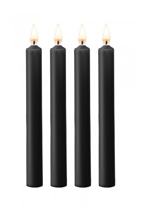 4 bougies SM noires Large - Ouch!