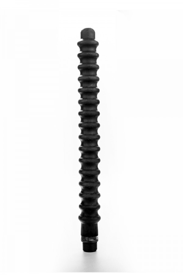 Douche anale silicone annelée 27 x 2 à 3 cm