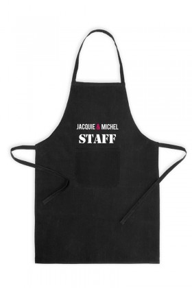 Tablier Staff - Jacquie et Michel